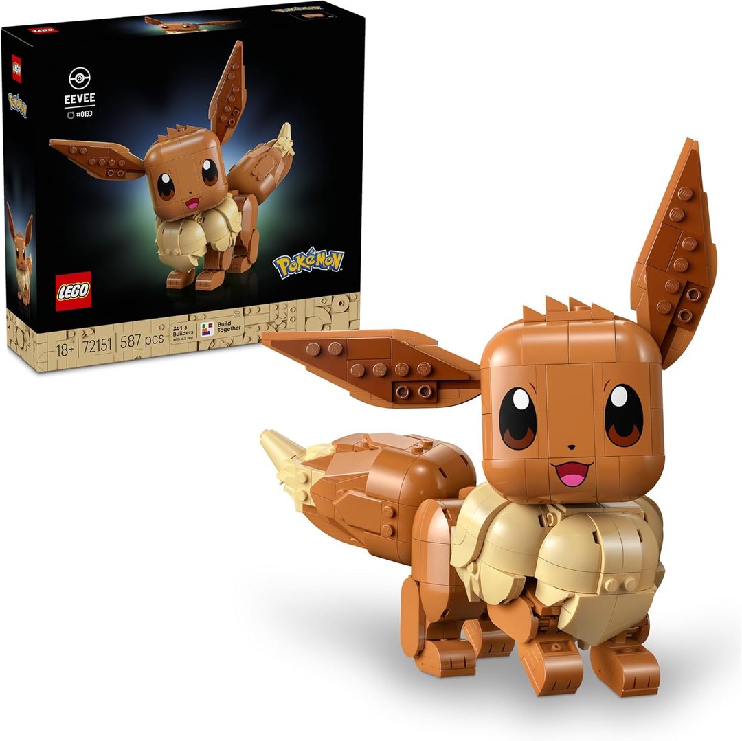 LEGO Pokémon Eevee – Figura articulada decorativa (72151)